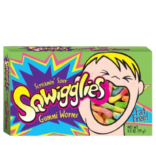 COOKIE DOUGH THEATRE BOX SOUR GUMMI WORMS