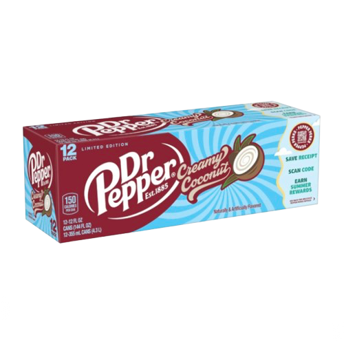 DR PEPPER CREAMY COCONUT 12PK
