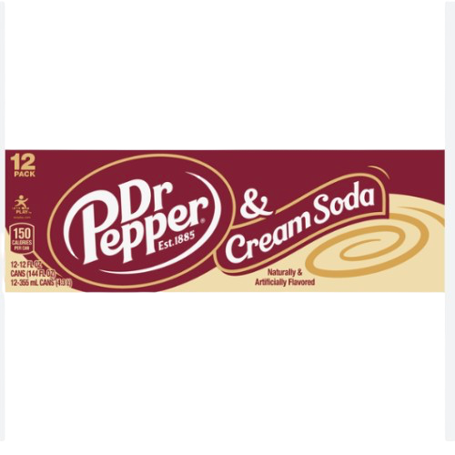 DR PEPPER CREAM SODA USA