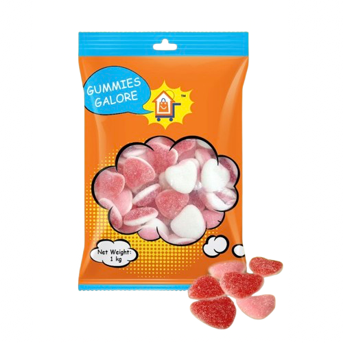 GUMMIES GALORE 2KG SOUR HEARTS