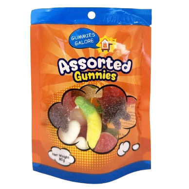 GUMMIES GALORE ASSORTED SOUR MIX