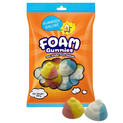 GUMMIES GALORE 2KG FOAM BELLS