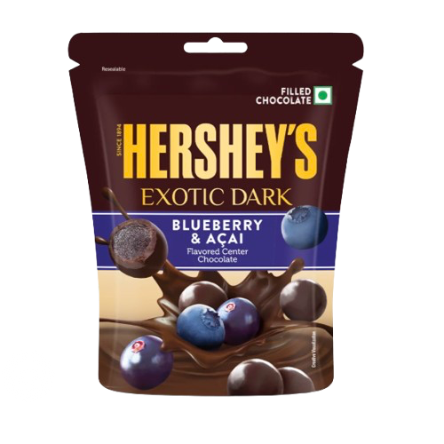 HERSHEYS EXOTIC DARK BLUEBERRY