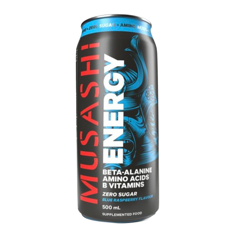 MUSASHI ENERGY DRINK BLUE RASPBERRY 500ML