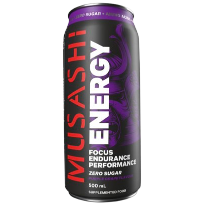 MUSASHI ENERGY DRINK GRAPE 500ML