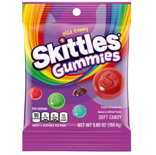 SKITTLES GUMMIES WILD BERRY