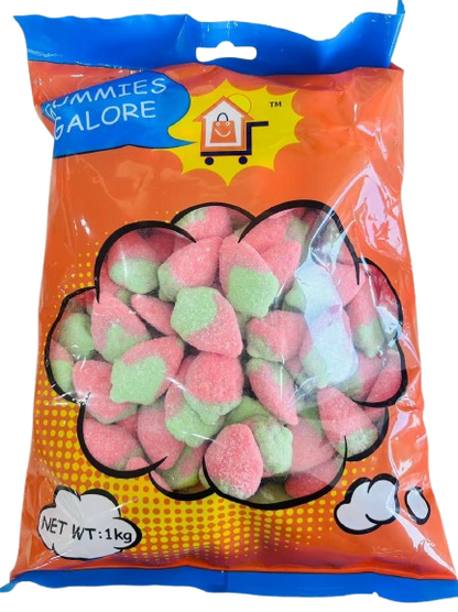 GUMMIES GALORE 2KG SOUR STRAWBERRY