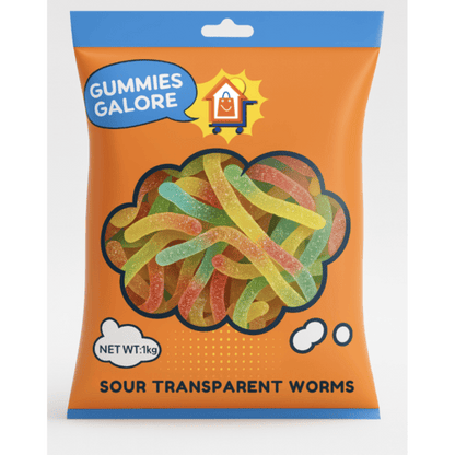 2KG SOUR TRANSPARENT SNAKES