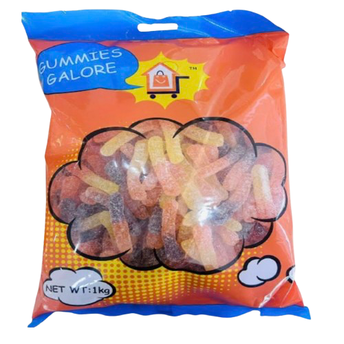 2KG SOUR TRANSPARENT WORMS