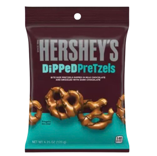 HERSHEYS DIPPED PRETZELS