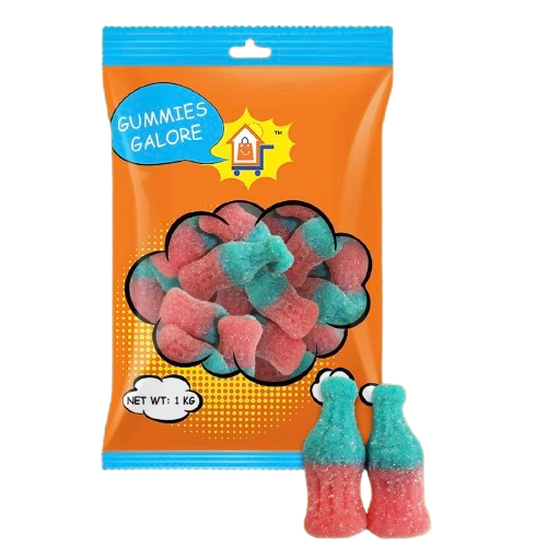 GUMMIES GALORE 2KG SOUR BERRY BOTTLES