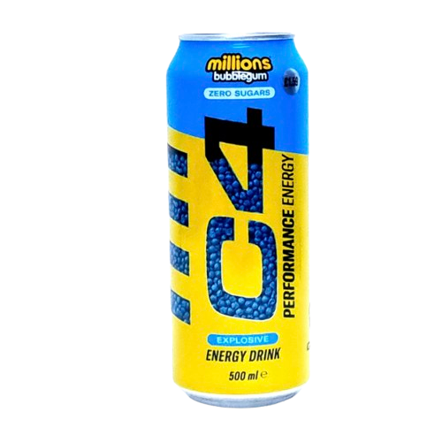 C4 Energy Drink Millions Bubblegum