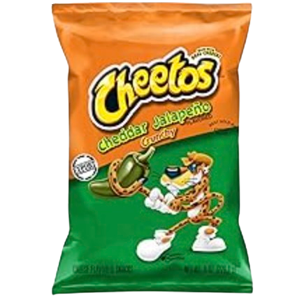 Cheetos Cheddar & Jalapeno Crunchy 8oz