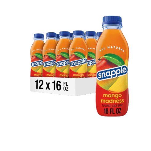SNAPPLE TEA MANGO MADNESS 16 FLO OZ