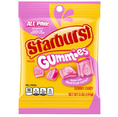 STARBURST GUMMIES ALL PINK
