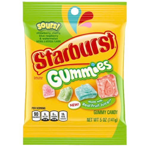 STARBURST GUMMIES SOURS