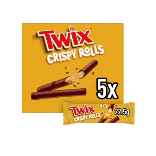 TWIX CRISPY ROLLS 5PACK